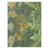 Rousseau Tropischer Jungle Löwenmalerei Tischdecke (Vorderseite)