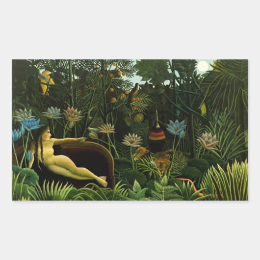 Rousseaus Aufkleber "The Dream" (Vorderseite)