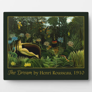 Rousseaus "Der Traum"-Plakette Fotoplatte