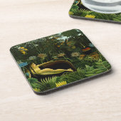 Rousseaus "Der Traum"-Untersetzer Getränkeuntersetzer (Linke Seite)