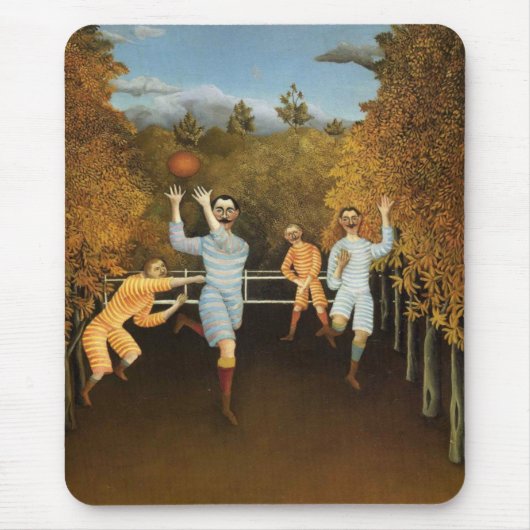 Rousseaus Fußball-Spieler-Mousepad Mousepad (Vorne)