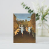 Rousseaus Fußball-Spieler Postkarte (Stehend Vorderseite)