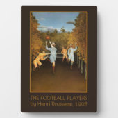 Rousseaus Fußball-Spielplakette Fotoplatte (Vorderseite)
