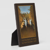 Rousseaus Fußball-Spielplakette Fotoplatte (Seite)