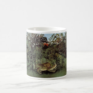 Rousseaus Hungriger Löwe Becher - Stil wählen Kaffeetasse
