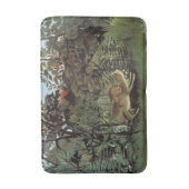 Rousseau's Hungry Lion Art Badematte (Vorderseite Vertikal)