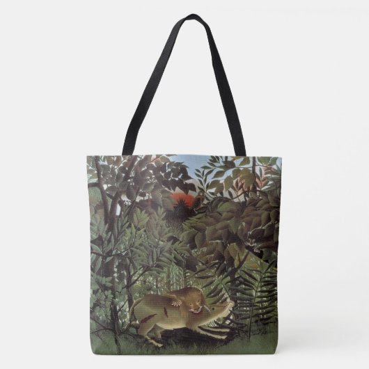 Rousseau's Hungry Lion Art Taschen (Vorderseite)