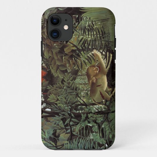 Rousseaus Hungry Lion iPhone-Fall Case-Mate iPhone Hülle (Rückseite)
