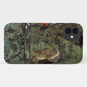 Rousseaus Hungry Lion iPhone-Fall Case-Mate iPhone Hülle (Rückseite (Horizontal))