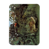 Rousseaus Hungry Lion Magnet (Vertikal)