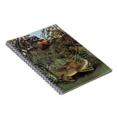 Rousseaus Hungry Lion Notebook Notizblock (Rechte Seite)