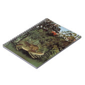 Rousseaus Hungry Lion Notebook Notizblock (Linke Seite)