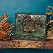 Rousseaus Hungry Lion plaque Fotoplatte (Seite)