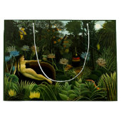 Rousseaus Kunstgeschenktasche "Der Traum" Große Geschenktüte (Vorderseite)