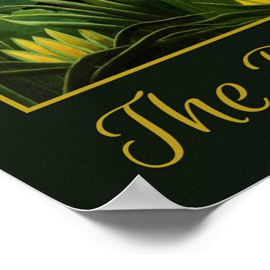 Rousseaus Poster "Der Traum" (Ecke)