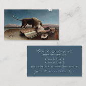 Rousseaus Sleeping-Sinti und Roma - benutzerdefini Visitenkarte (Vorne/Hinten)