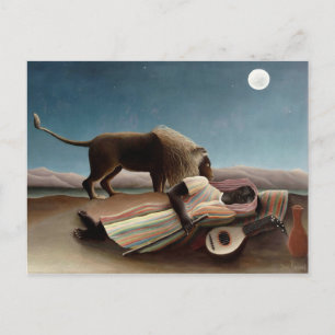 Rousseau's Sleeping Sinti und Roma Postkarte