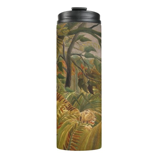 Rousseaus Tiger Art Tumbler Thermosbecher (Vorderseite)