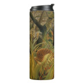 Rousseaus Tiger Art Tumbler Thermosbecher (Nach links gedreht)