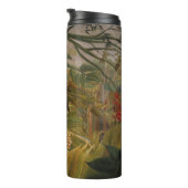 Rousseaus Tiger Art Tumbler Thermosbecher (Nach rechts gedreht)