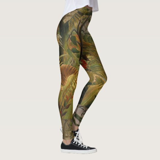 Rousseaus Tiger-Kunst-Leggings Leggings (Rechts)
