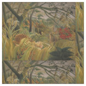 Rousseaus Tiger-Kunststoff Stoff (Nahaufnahme)