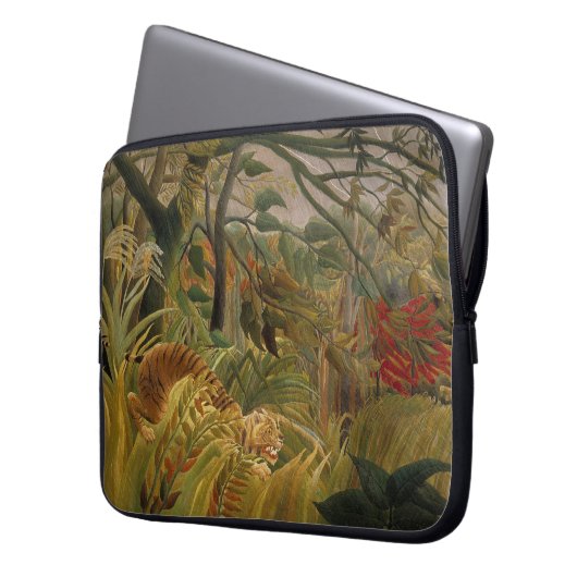 Rousseaus Tiger-Laptophülse Laptopschutzhülle (Vorderseite Links)