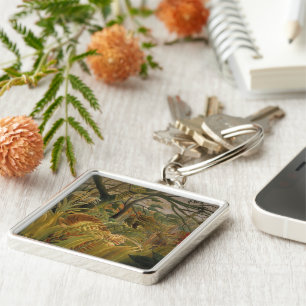 Rousseaus Tiger-Schlüsselkette Schlüsselanhänger