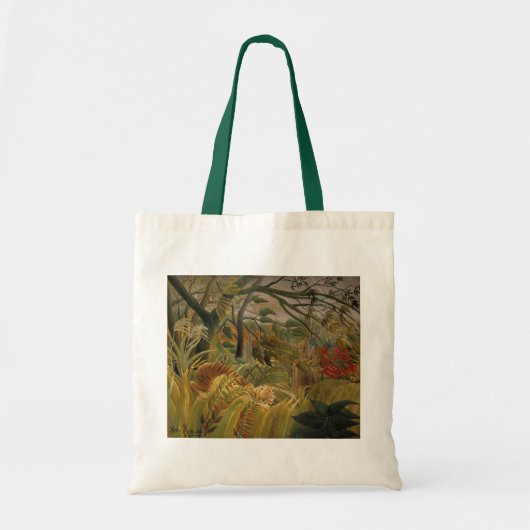 Rousseaus Tiger-Tasche - Stil wählen Tragetasche (Vorne)
