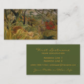 Rousseaus Tiger-Visitenkarten Visitenkarte (Vorne/Hinten)