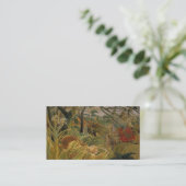 Rousseaus Tiger-Visitenkarten Visitenkarte (Stehend Vorderseite)