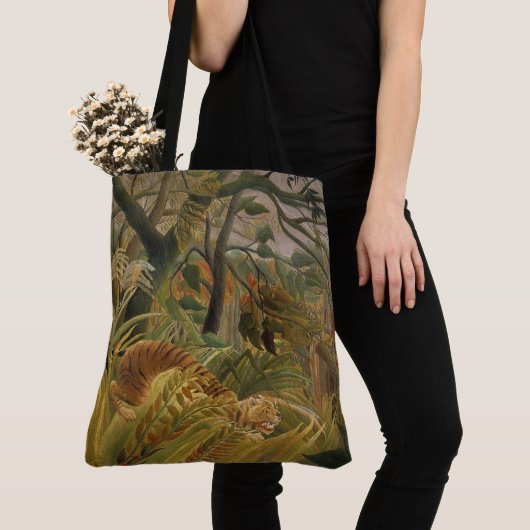 Rousseaus Tigerkunsttaschen Tasche (Von Nahem)