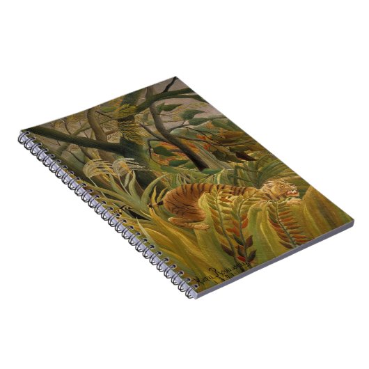 Rousseaus Tigernotizbuch Notizblock (Rechte Seite)