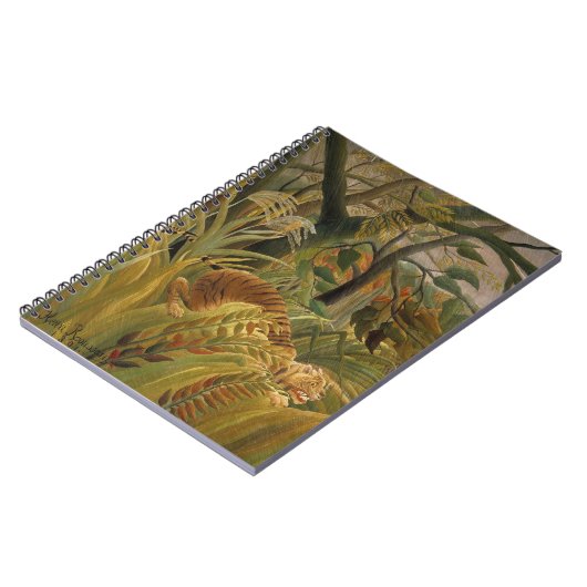 Rousseaus Tigernotizbuch Notizblock (Linke Seite)