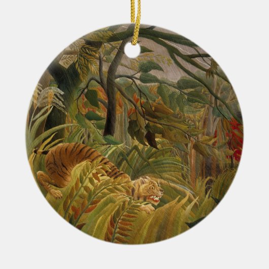 Rousseaus Tigerornament Keramikornament (Vorne)