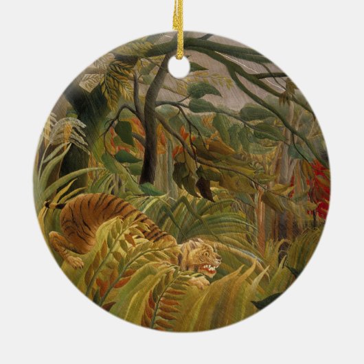 Rousseaus Tigerornament Keramikornament (Hinten)