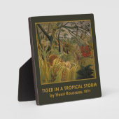 Rousseaus Tigerplakette Fotoplatte (Vorderseite)