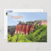 ROUSSILLON, FRANCE POSTKARTE (Vorne/Hinten)