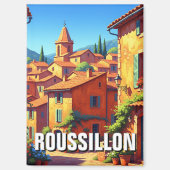 Roussillon Frankreich Magnet (Vorderseite)