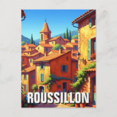 Roussillon Frankreich Postkarte (Vorderseite)