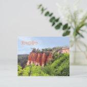 ROUSSILLON, FRANKREICH POSTKARTE (Stehend Vorderseite)