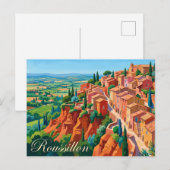 Roussillon Frankreich Postkarte (Vorne/Hinten)