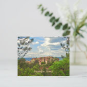 Roussillon, Frankreich, Schöne Hügellandschaft Postkarte (Stehend Vorderseite)