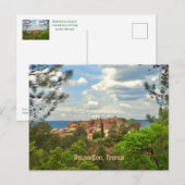Roussillon, Frankreich, Schöne Hügellandschaft Postkarte (Vorne/Hinten)