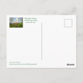 Roussillon, Frankreich, Schöne Hügellandschaft Postkarte (Rückseite)