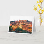 Roussillon Grußkarte Karte (Gelbe Blume)