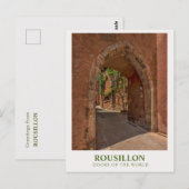 ROUSSILLON, Türen der Welt, Reise-Ansichtskarten Postkarte (Vorne/Hinten)