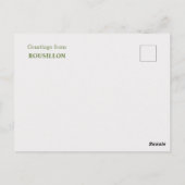 ROUSSILLON, Türen der Welt, Reise-Ansichtskarten Postkarte (Rückseite)