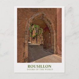 ROUSSILLON, Türen der Welt, Reise-Ansichtskarten Postkarte