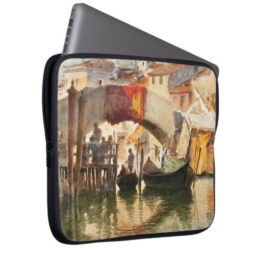 Roussoffs Venedig-Laptophülse Laptopschutzhülle (Vorne Rechts)